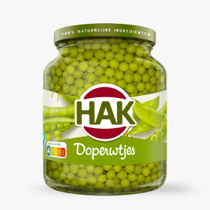 HAK Doperwtjes Extra Fijn 350g HAK Doperwtjes Extra Fijn 350g