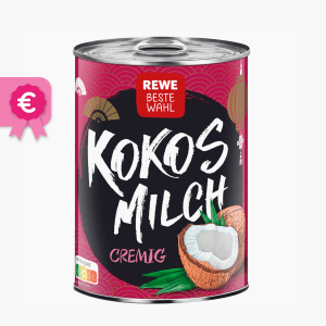 Rewe Beste Wahl Kokosmilch cremig 400ml Rewe Beste Wahl Kokosmilch cremig 400ml