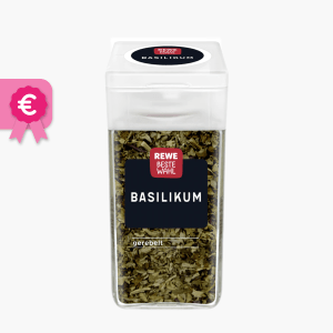 Rewe Beste Wahl Basilikum gerebelt 14g Rewe Beste Wahl Basilikum gerebelt 14g
