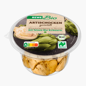 Rewe Bio Artischocken Geviertelt 80g Rewe Bio Artischocken Geviertelt 80g