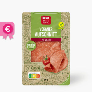 Rewe Beste Wahl Vegane Salami 80g Rewe Beste Wahl Vegane Salami 80g