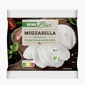Rewe Bio Mozzarella 45% 125g Rewe Bio Mozzarella 45% 125g