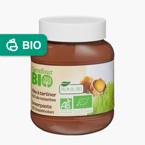 Carrefour Bio - Pâte à tartiner chocolat noisettes (350g)