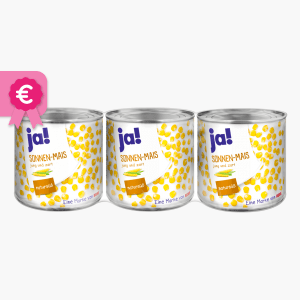 Ja! Sonnen-Mais natursüß 420g (3x140g) Ja! Sonnen-Mais natursüß 420g (3x140g)