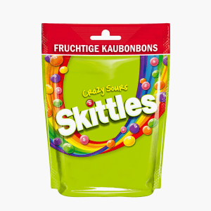 Skittles Kaubonbons Crazy Sours 160g Skittles Kaubonbons Crazy Sours 160g