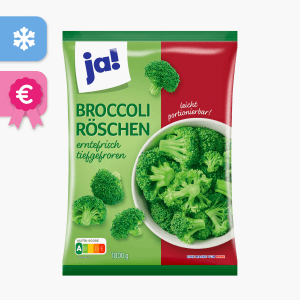 Ja! Broccoli-Röschen 1000g Ja! Broccoli-Röschen 1000g