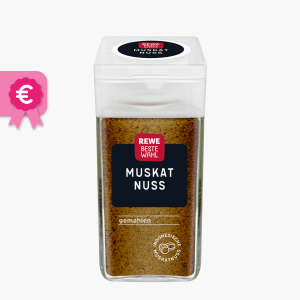Rewe Beste Wahl Muskatnuss gemahlen 40g Rewe Beste Wahl Muskatnuss gemahlen 40g