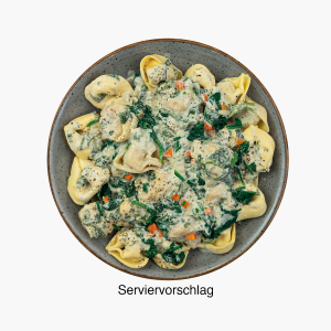 Planet V Bio Tortelloni in rahmiger Spinatsoße 400g Planet V Bio Tortelloni in rahmiger Spinatsoße 400g