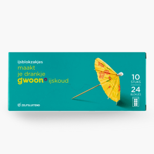 G'woon Ijsblokzakjes 10 St. G'woon Ijsblokzakjes 10 St.