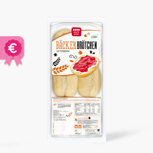 Rewe Beste Wahl Bäcker-Brötchen 6 Stk. 360g Rewe Beste Wahl Bäcker-Brötchen 6 Stk. 360g