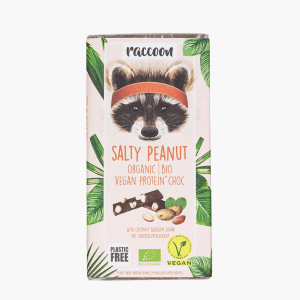 raccoon Bio Protein Choc Salty Peanut Vegan 40g raccoon Bio Protein Choc Salty Peanut Vegan 40g
