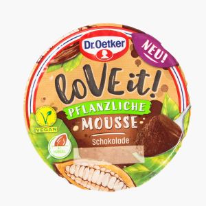 Dr. Oetker love it Schoko Mousse vegan 100g Dr. Oetker love it Schoko Mousse vegan 100g