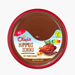 Obela Hummus Schoko 165g Obela Hummus Schoko 165g