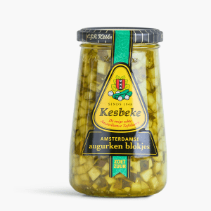 Kesbeke Augurken Blokjes 370ml Kesbeke Augurken Blokjes 370ml