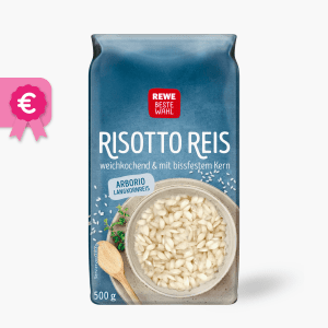 Rewe Beste Wahl Risotto-Reis 500g Rewe Beste Wahl Risotto-Reis 500g
