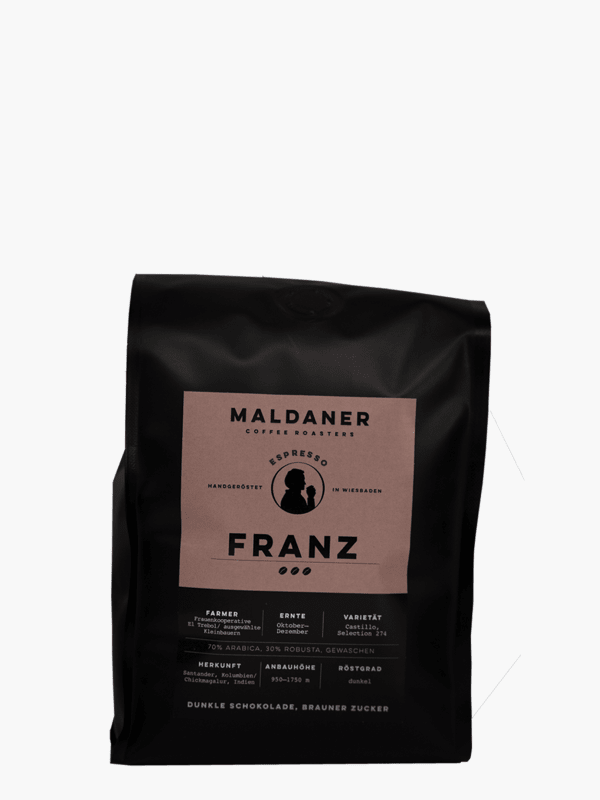 Maldaner Coffee Franz Espresso Blend ganze Bohne 500g