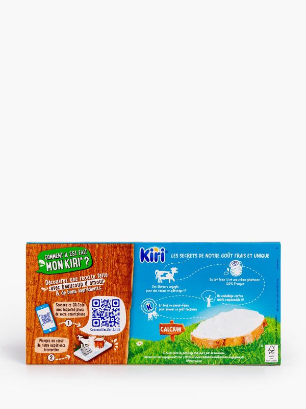 Kiri Snack au fromage 8 plateaux 280g