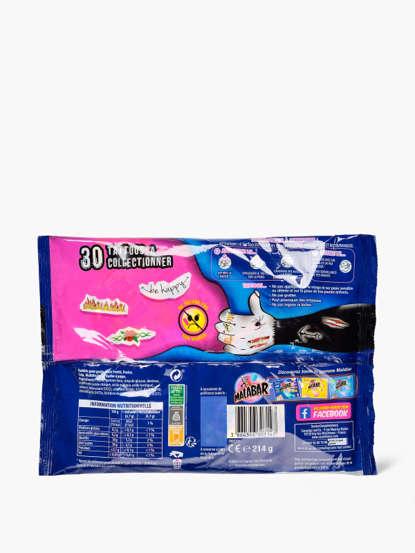 Assortiment Malabar Chewing Gum x20