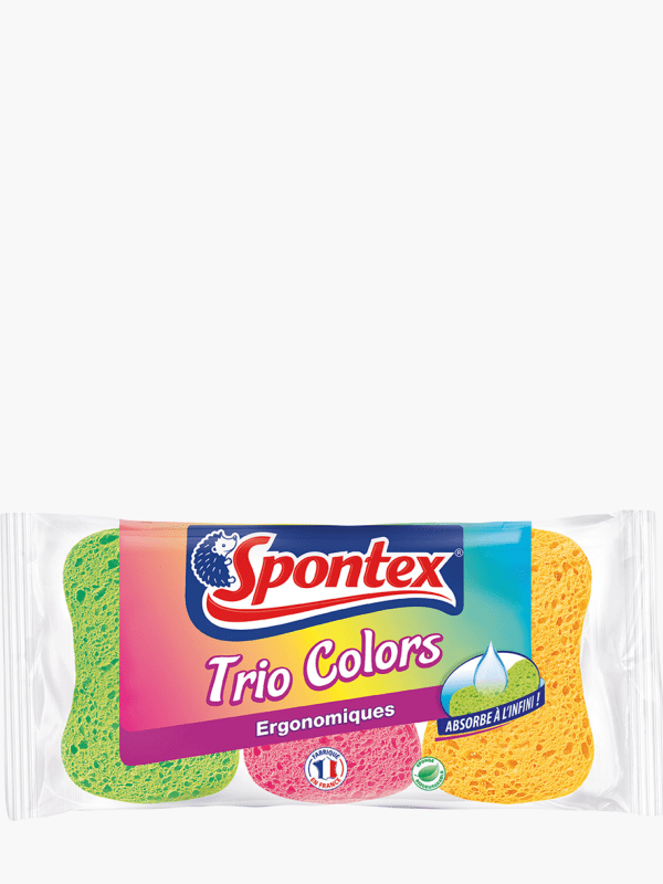 Gratte éponge longue durée, Spontex (x3)