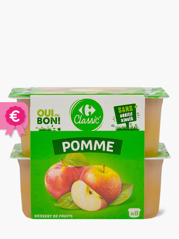 Compote Pomme CARREFOUR CLASSIC