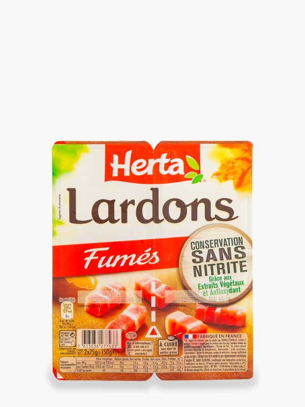 LARDONS FUMES BIO SANS SEL NITRITE 150G