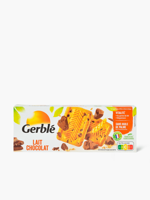 Gerblé - Biscuits pépites de chocolat au lait (230g) commandez en ligne  avec Flink !