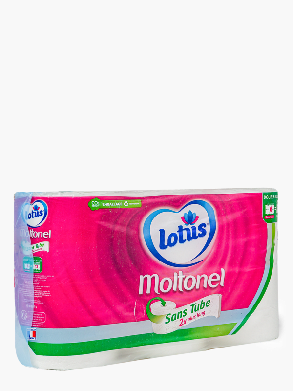 Papier toilette confort Lotus x6 sur