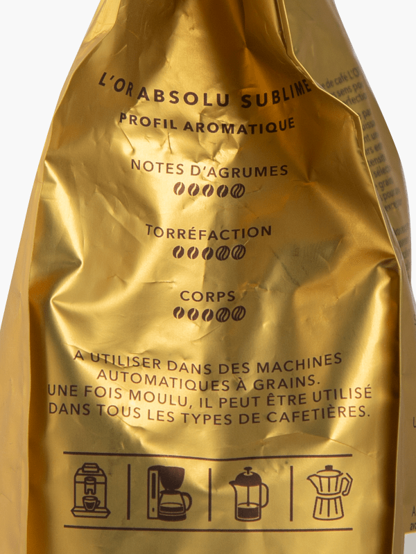 Café en grain L'OR absolu grains