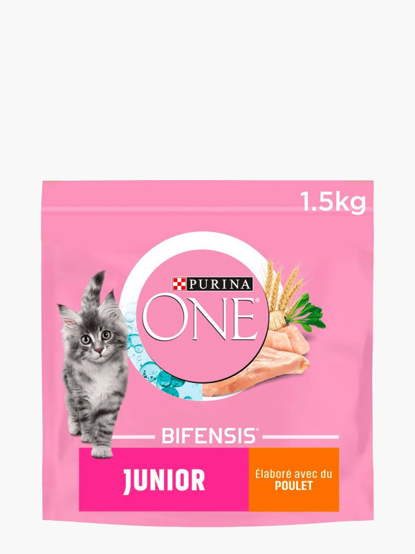 PURINA ONE Chat Adulte Poulet, Bœuf - 4x 85 g - Sachets fraîcheur