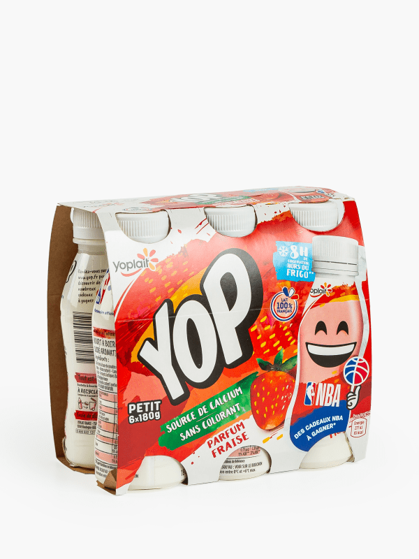 Yoplait - Yop fraise (6x180g)