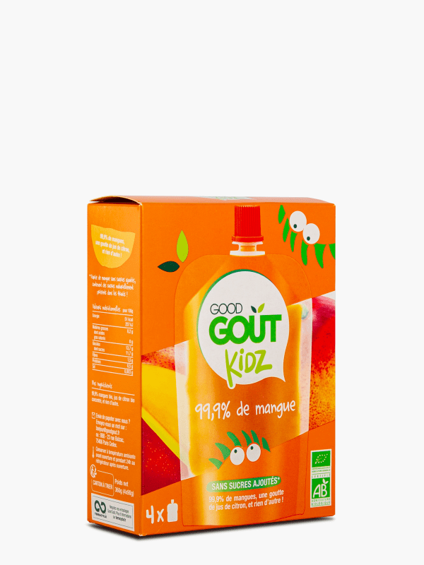 Good Goût Compote pomme gala bio - Dès 4 mois - Sans sucres ajoutés