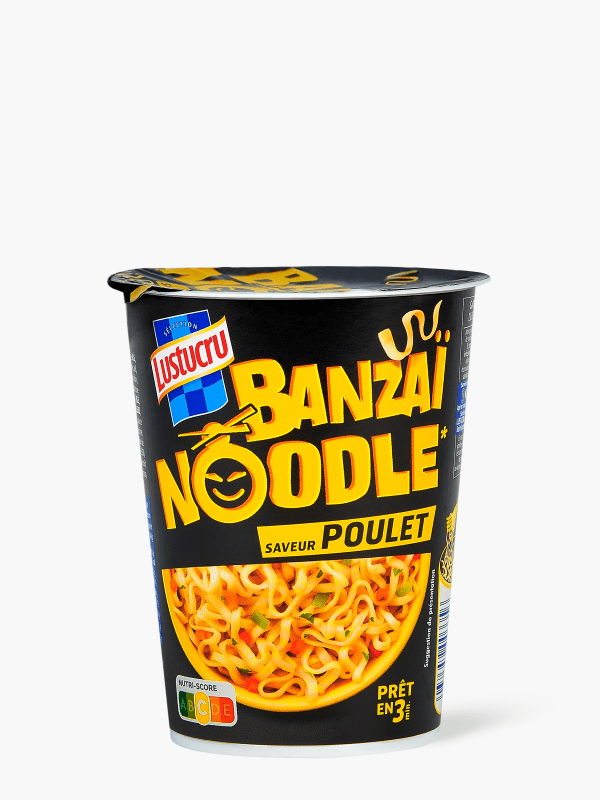 Instant Noodles Banzaï Chicken Teriyaki Lustucru