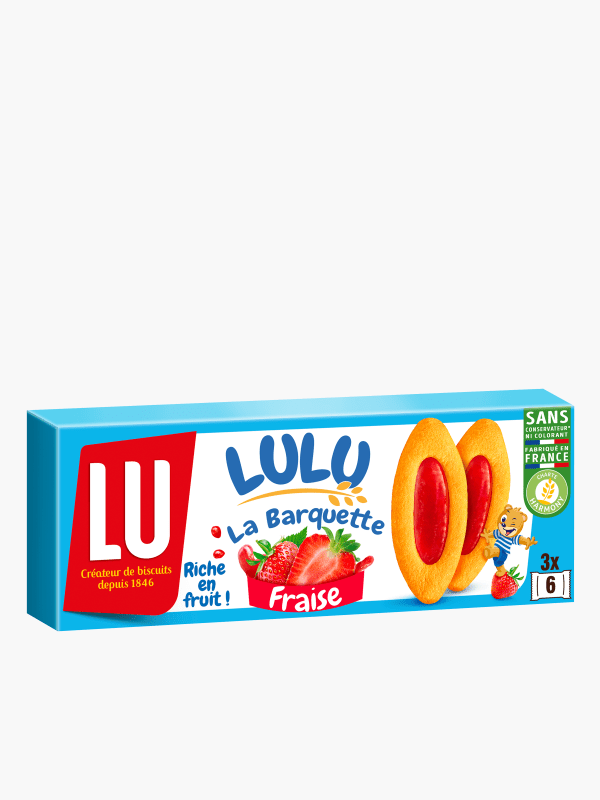 Lu Strawberry Barquette 120g