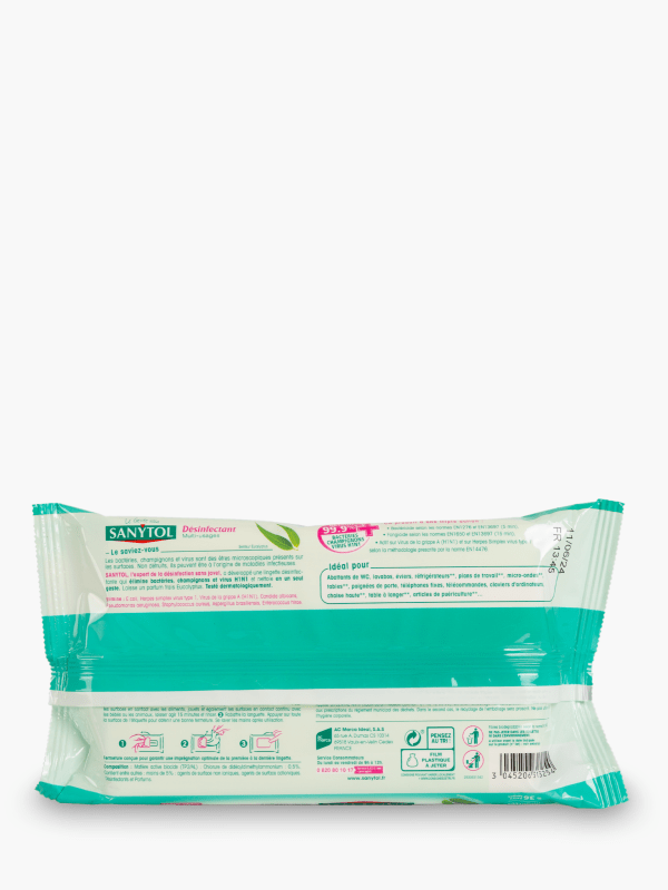 PACK DESINFECTANT-LINGETTES SANYTOL 