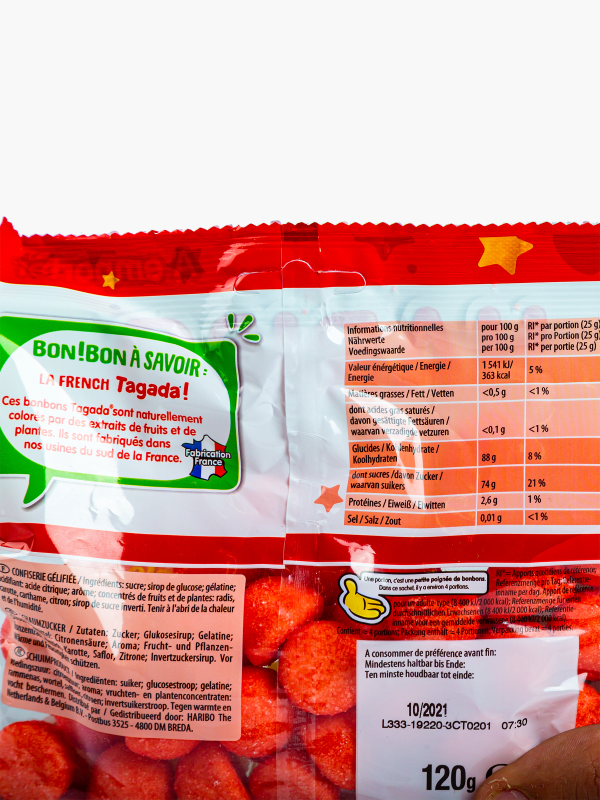 Fraises Tagada Haribo - 120 g