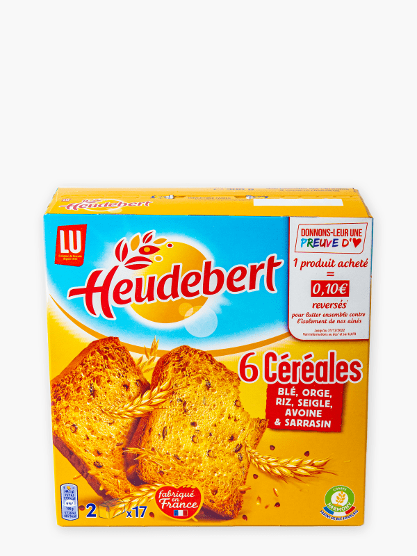 HEUDEBERT LA BISCOTTE 96 céréales 300g