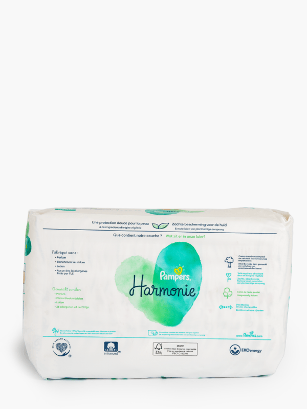 PAMPERS Couches HARMONIE Taille 1 Pack 35 2-5kg