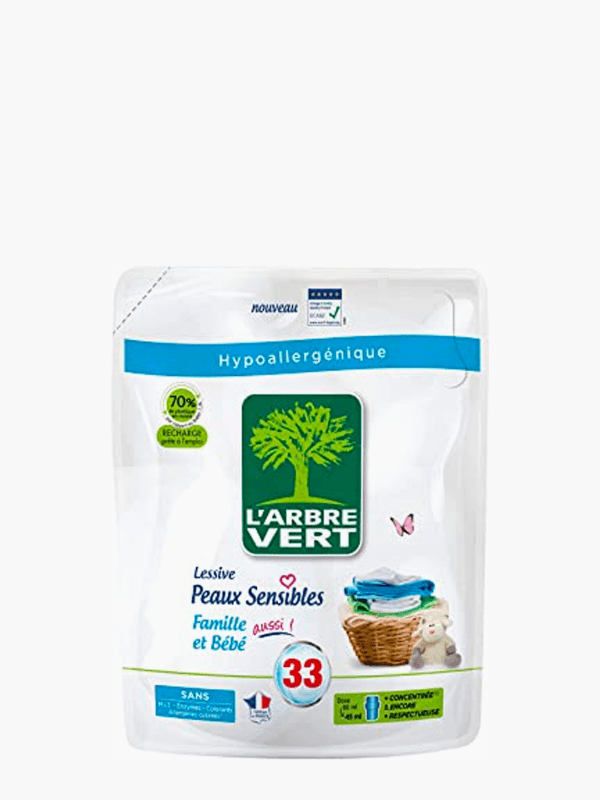 L'Arbre Vert - Recharge lessive peaux sensibles (1,5L) commandez en ligne  avec Flink !