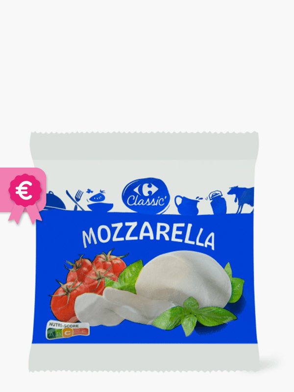 Fromage à Cuisiner Mozzarella CARREFOUR CLASSIC