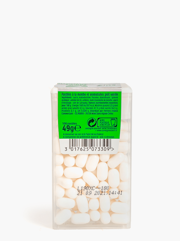 Tic Tac - Bonbons Tic Tac goût menthe (49g) commandez en ligne avec Flink !