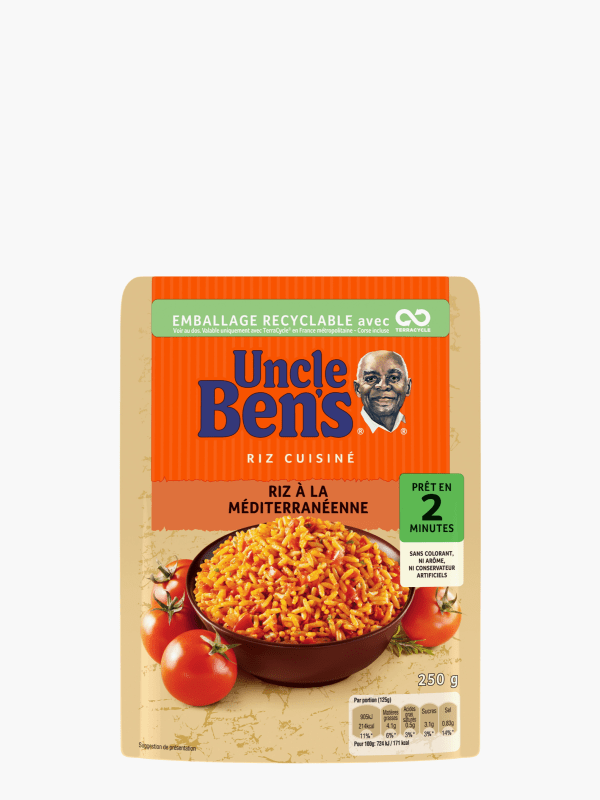 Uncle Ben's - Riz micro ondable à la Méditerranéenne (250g) commandez en  ligne avec Flink !