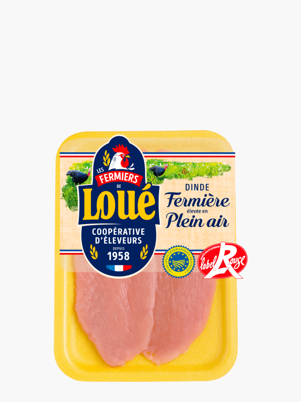 Filets de dinde fermière Label Rouge FERMIERS DE LOUE