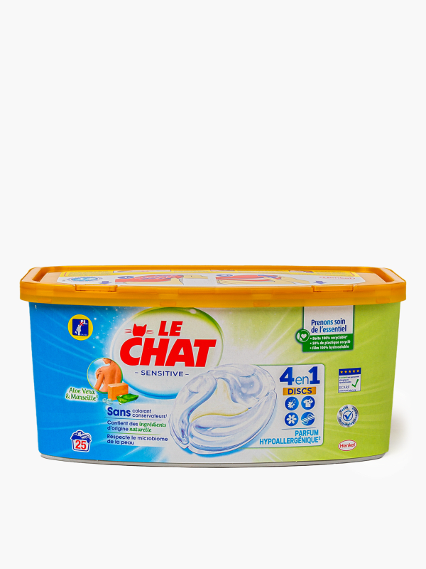 Le Chat - Lessive en capsule Sensitive (x25) commandez en ligne