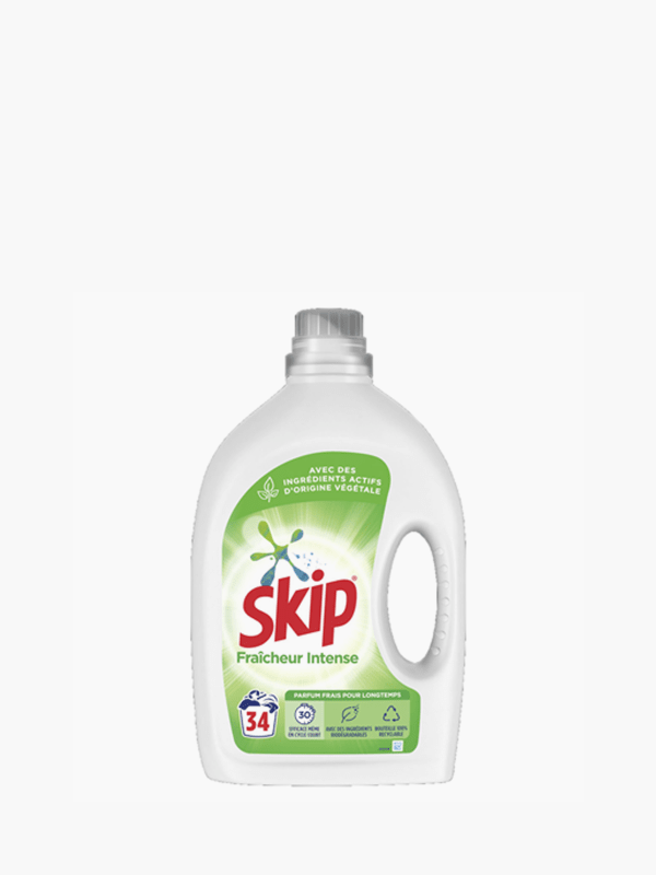 Skip - Lessive liquide fraîcheur intense (x34 lavages) commandez en ligne  avec Flink !