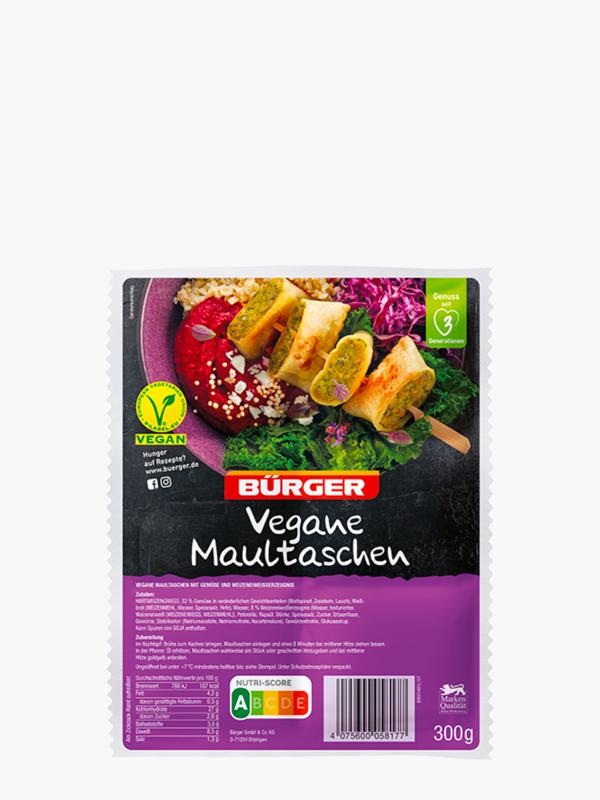 Maultaschen bestellen! Vegane bei Bürger 300g online Flink