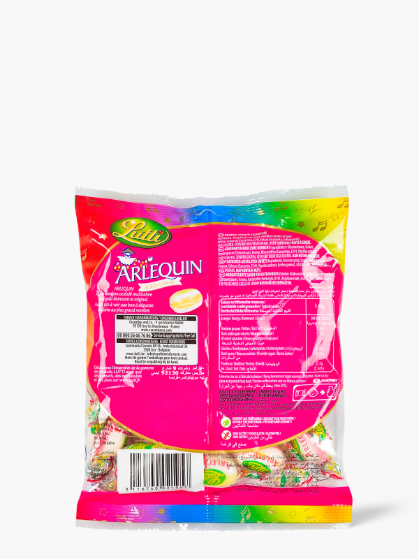 Lutti - Arlequin original (150g) commandez en ligne avec Flink !