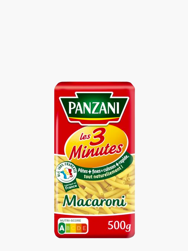 Macaroni, Panzani (500 g)  La Belle Vie : Courses en Ligne