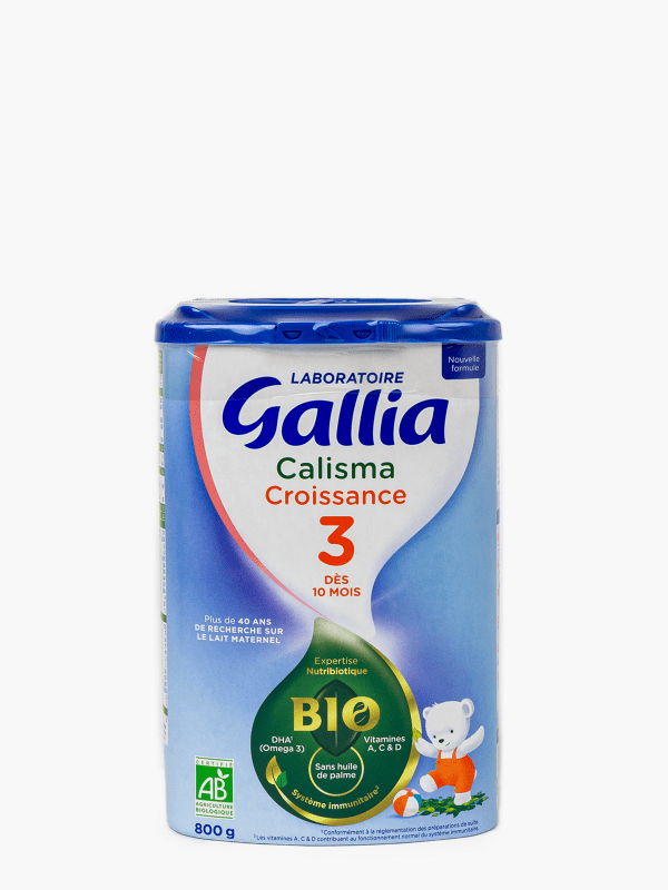 Calisma bio 3 lait croissance 800 g est un lait de suite et aliment lacté