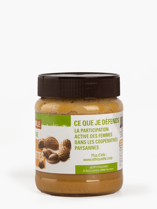 Beurre de cacahuètes équitable & bio