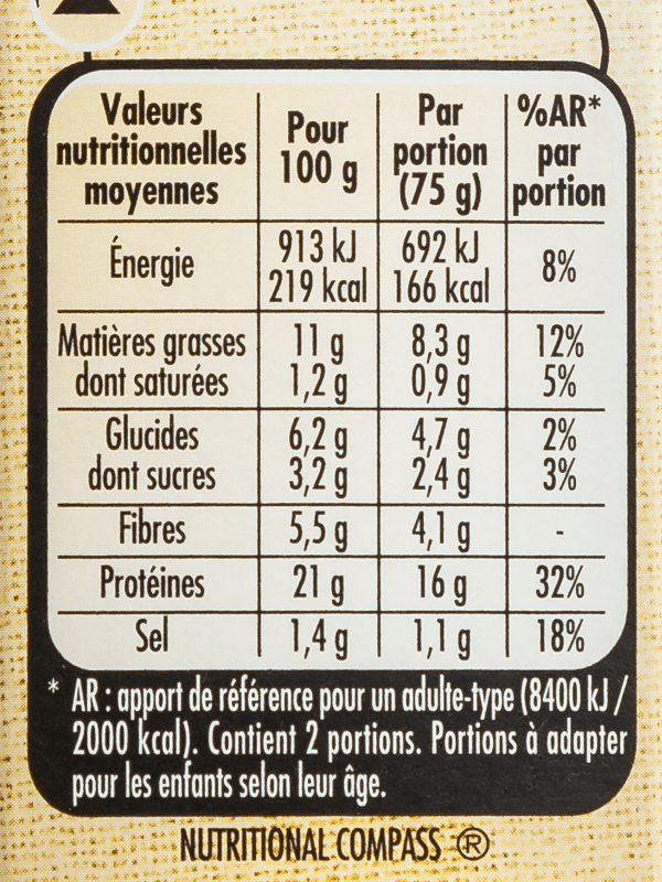 Steak cru soja et blé à griller Le Bon Végétal, Herta (x 2, 226 g)